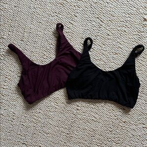 Quince micromodal tank bra bundle of 2